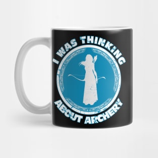 I was thinking about archery Mug